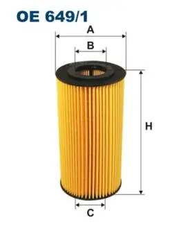 Масляний фiльтр FILTRON OE6491