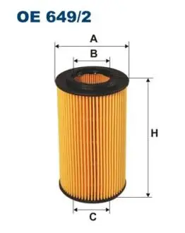 Фiльтр масляний FILTRON OE6492
