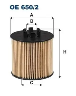 Фiльтр масляний FILTRON OE6502
