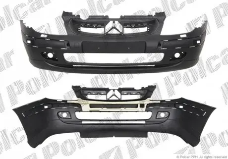 Бампер передній Polcar 233207-1
