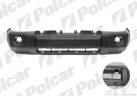 Бампер передний Polcar 342007-2