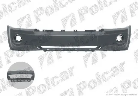 Бампер передній Polcar 343007