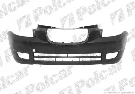 Бампер передній Polcar 410607-2