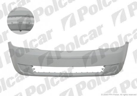 Бампер передний Polcar 555907-2 (фото 1)