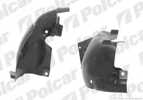 Подкрылок левый Polcar 6055FL1X