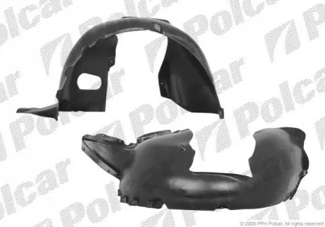 Подкрылок левый Polcar 6724FL-1