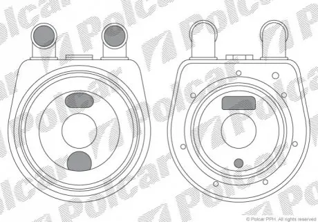 Радиаторы масла Polcar 5760L8-1
