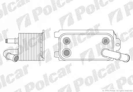 Радіатор масла Polcar 9071L81X