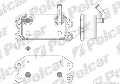 Радиаторы масла Polcar 9080L8-1