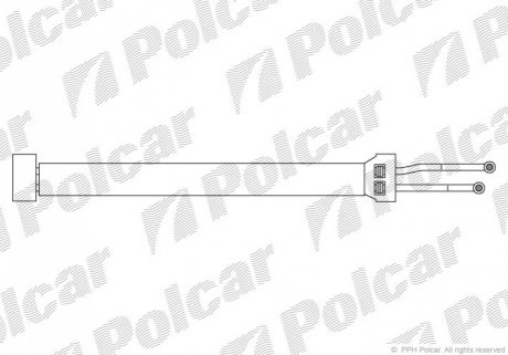 Радіатор масла Polcar 9582L82X (фото 1)