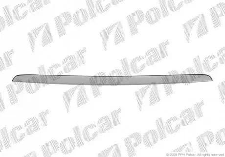 Накладка на капот (хром) CHEVROLET LACETTI 03-13 Polcar 250703-1