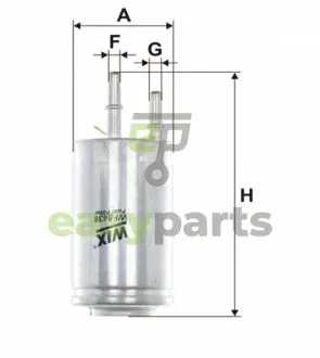 Фільтр паливний Volvo S60/S80/V70/XC60 1.6-3.2 06- WIX FILTERS WF8436