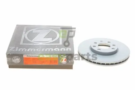 Диск гальмівний (передній) Opel Astra 98-09 (256x24) ZIMMERMANN 430148220