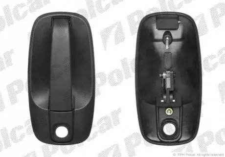 Ручка перед. дверей лів. Renault Trafic/Opel Vivaro 01- Polcar 6026Z-41