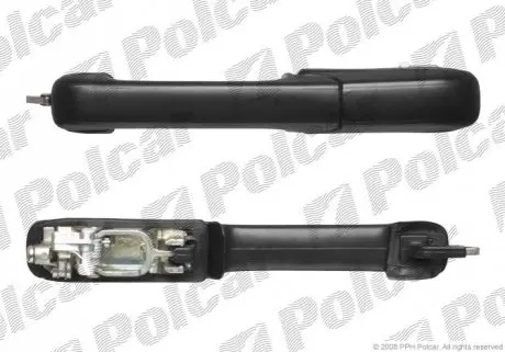 Ручка дверей задніх ліва VW Passat 94-97 Polcar 9547Z-43