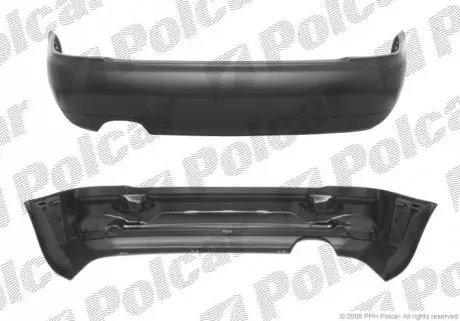 Бампер задний Polcar 132496