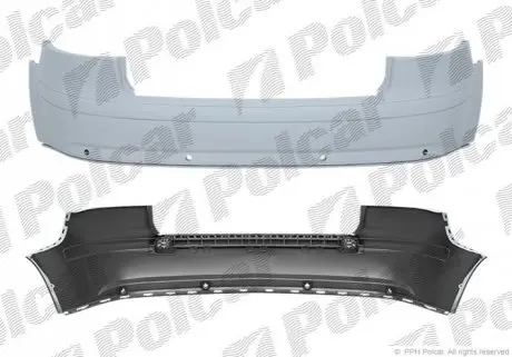 Бампер задний Polcar 1331962J