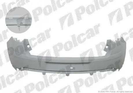 Бампер задний Polcar 232996-J