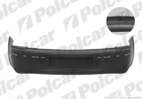 Бампер задний Polcar 243196
