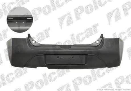 Бампер задний Polcar 600196-4