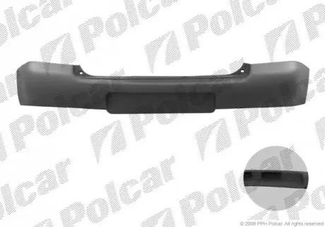 Бампер задній Polcar 810396