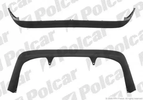 Бампер задний Polcar 811296-2