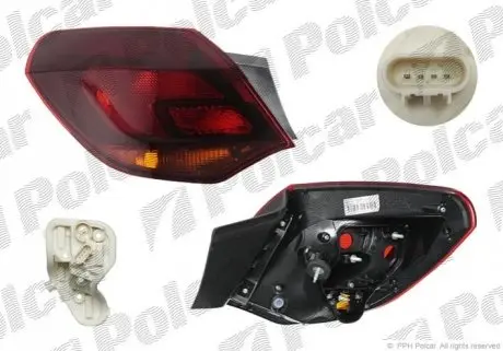 Ліхтар задній Polcar 5511881U