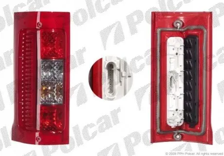 Фонарь задний Polcar 5704870E