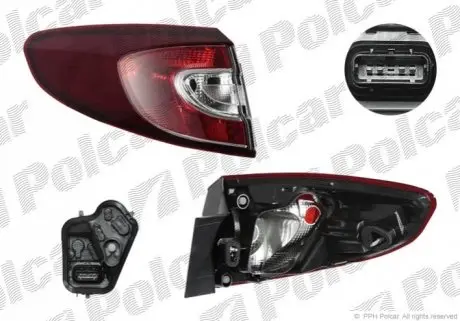 Фото ліхтар задній Polcar 6014873V Ліхтар задній Polcar 6014873V