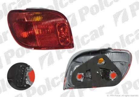 Фонарь задний Polcar 8104871E