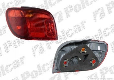 Фонарь задний Polcar 810487-E