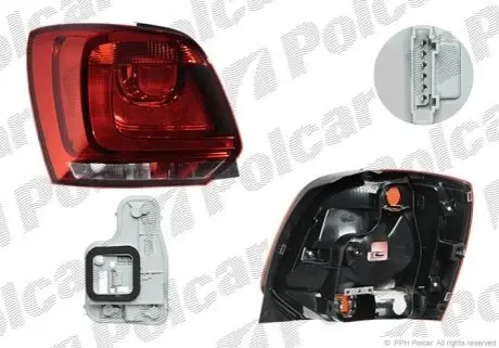 Фонарь задний Polcar 953388-U