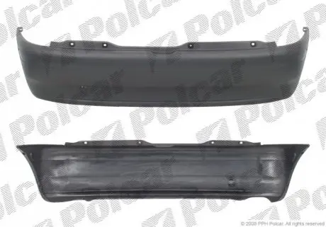 Бампер задний Polcar 301796