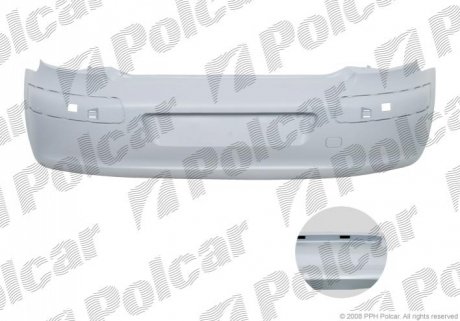 Бампер задній Polcar 571096-J