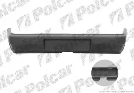 Бампер задний Polcar 300496