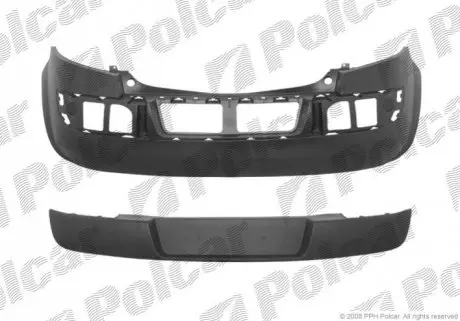 Бампер задній Polcar 601296-J