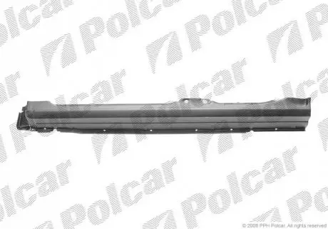 Порог правый Polcar 550742-1