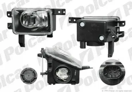 Фара передняя Polcar 555729-E