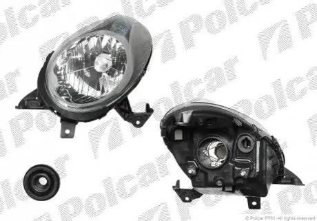 Фото фара основна Polcar 2707106E Фара основна Polcar 2707106E