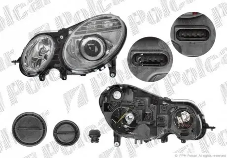 Фара основная Polcar 501710-E