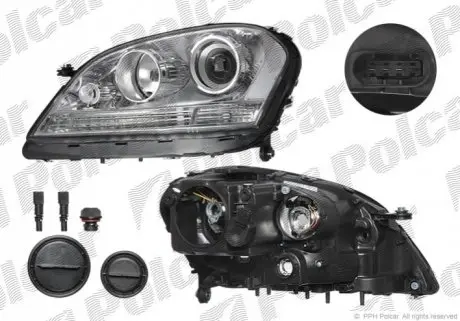 Фара основна Polcar 504509-E