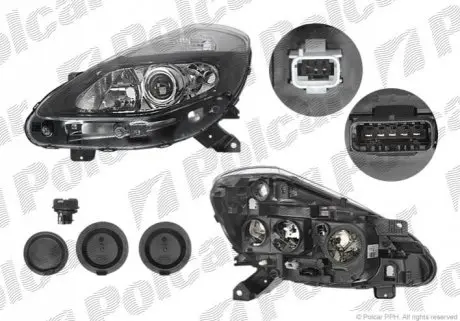 Фара основная Polcar 6064107E