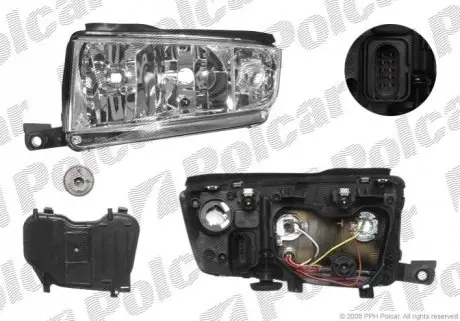 Фото фара основна Polcar 6913101E Фара основна Polcar 6913101E