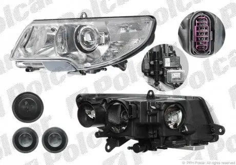 Фото фара основна Polcar 6926101H Фара основна Polcar 6926101H
