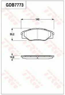 Колодка TRW GDB7773