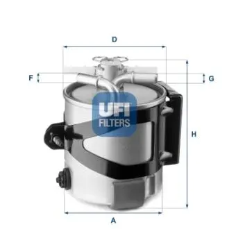 Фото фільтр паливний UFI 5543000 Фільтр паливний UFI 5543000