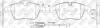 Колодки передние с датчиком Jaguar, Land Rover, Volvo, Ford, PSA NiBK PN0462W (фото 1)