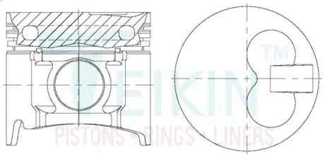 Фото поршні стандарт (STD) (к-кт на мотор) Mazda W9 ALFIN GALLERY TEIKIN 42215AGSTD Поршні стандарт (STD) (к-кт на мотор) Mazda W9 ALFIN GALLERY TEIKIN 42215AGSTD