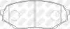 Колодки тормозные передние Mitsubishi Pajero Junior (Japan) NiBK PN3473 (фото 1)