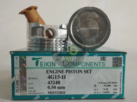 Фото поршни ремонт (+0.50мм) (к-кт на мотор) Mitsubishi 4G15-II TEIKIN 43248050 Поршни ремонт (+0.50мм) (к-кт на мотор) Mitsubishi 4G15-II TEIKIN 43248050